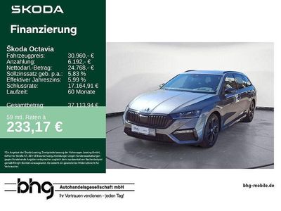 Usata Skoda Octavia RS 200 CV (147 kW) 2023 Grigio Station wagon