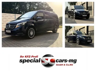 Gebraucht Mercedes V250 Exclusive 190 PS (139 kW) 2018 Blau metallic Van / Kleinbus