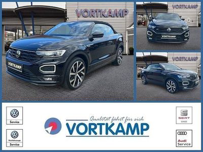 Gebraucht VW T-Roc Cabriolet R-line 150 PS (110 kW) 2021 Deep black perleffekt Cabrio