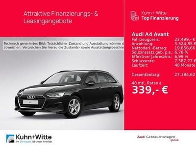Schwarz Gebraucht 2023 Audi A4 Basis Limousine | 23.499 € (Guter Preis)