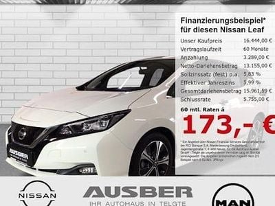 Gebraucht Nissan Leaf N-Connecta 110 kW (150 PS) 2022 S) (weiss Kleinwagen