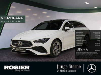 Weiss / polarweiß Gebraucht 2024 Mercedes CLA200 Shooting Brake Premium Kombi | 36.690 € (Etwas zu teuer)