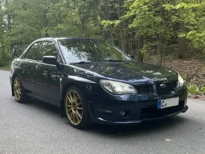 Käytetty Subaru Impreza Comfort 160 HP (117 kW) 2005 Sininen Sedan