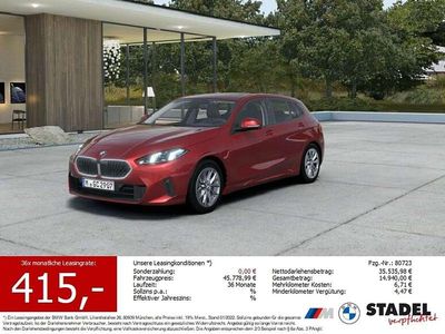 Neu BMW 120 Sport Line 156 PS (114 kW) 2026 Fire red metallic Kleinwagen