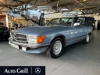 Gebraucht Mercedes SL500 223 PS (164 kW) 1985 Blau Cabrio