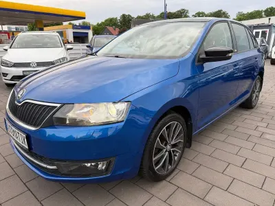 Gebraucht Skoda Rapid 125 PS (91 kW) 2015 Blau Kleinwagen