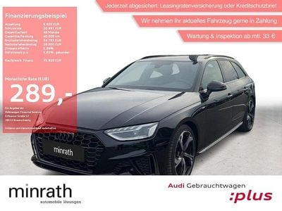 Schwarz Gebraucht 2024 Audi A4 S-Line Kombi | 35.819 € (Fairer Preis)