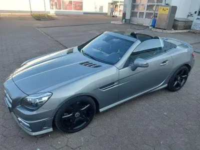 Gebraucht Mercedes SLK200 AMG line 184 PS (135 kW) 2011 Grau Cabrio