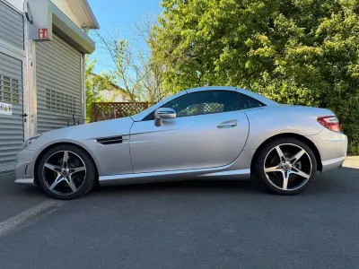 Gebraucht Mercedes SLK250 AMG 204 PS (150 kW) 2013 Silber Cabrio