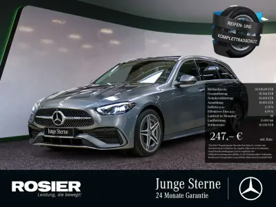 Gebraucht Mercedes C220 AMG 200 PS (147 kW) 2023 Grau / selenitgrau Kombi