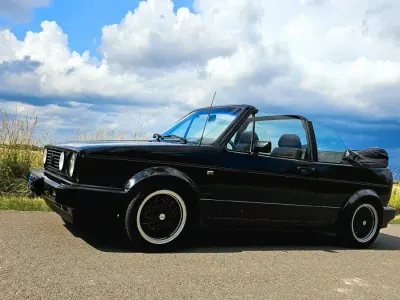 Gebraucht VW Golf Cabriolet Karmann 98 PS (72 kW) 1992 Schwarz Cabrio