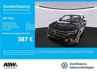 Second-hand VW T-Roc Cabriolet R-line 150 CP (110 kW) 2023 Negru Cabrio