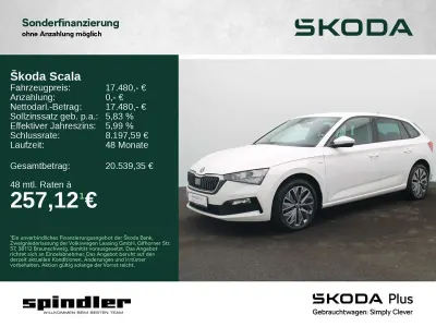 Gebraucht Skoda Scala Tour 150 PS (110 kW) 2022 Candyweiß Kleinwagen