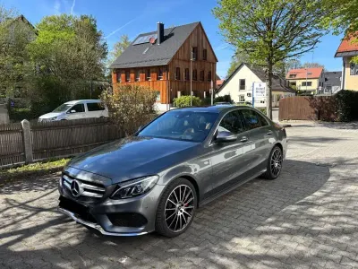 Brugt Mercedes C400 AMG line 333 HK (244 kW) 2016 Grå Sedan