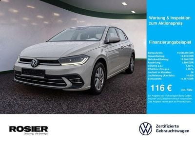 Gebraucht VW Polo Style 95 PS (69 kW) 2023 Grau Kleinwagen