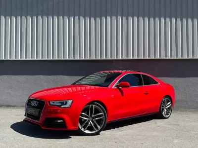 Second-hand Audi A5 S-Line 218 CP (160 kW) 2016 Roșu Coupe