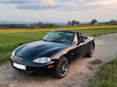 Gebraucht Mazda MX5 110 PS (80 kW) 2004 Schwarz Cabrio