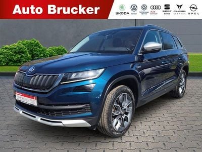 Brugt Skoda Kodiaq Scout 4x4 190 HK (139 kW) 2017 Blå SUV