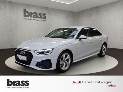 Gebraucht Audi A4 S-Line 136 PS (100 kW) 2024 Gletscherweiß metallic Limousine