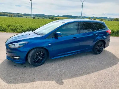 Gebraucht Ford Focus ST-Line 150 PS (110 kW) 2017 Blau Kombi