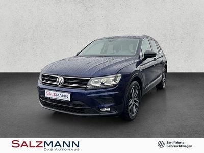 Atlantik blau metallic Gebraucht 2019 VW Tiguan IQ Drive SUV | 24.689 € (Etwas zu teuer)