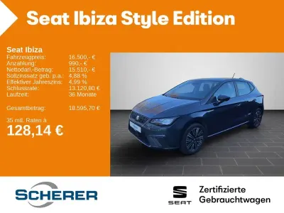 Gebraucht Seat Ibiza Style 116 PS (85 kW) 2024 Grau Kleinwagen