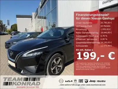 Gebraucht Nissan Qashqai N-Connecta 158 PS (116 kW) 2023 Schwarz SUV