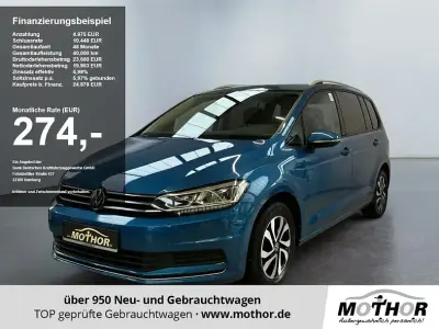 Gebraucht VW Touran Active 150 PS (110 kW) 2021 Blau Van / Kleinbus