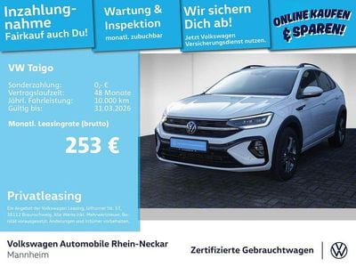 Pure white Gebraucht 2022 VW Taigo R-line SUV | 19.304 € (Fairer Preis)