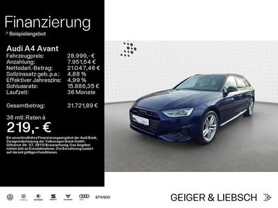 Gebraucht Audi A4 Advanced Plus 150 PS (110 kW) 2023 Navarrablau metallic Kombi