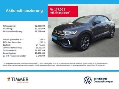 Occasion VW T-Roc Cabriolet R-line 150 PK (110 kW) 2025 Grijs Cabriolet