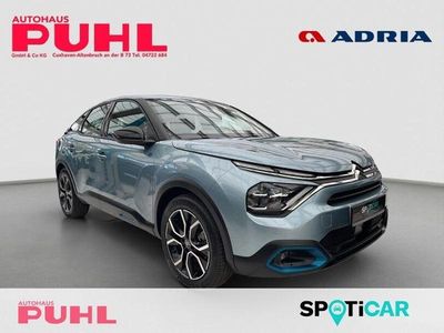 Gebraucht Citroën e-C4 Feel 100 kW (136 PS) 2021 Lackierung olbia blau/typ aussenverkleid (metallic) Limousine