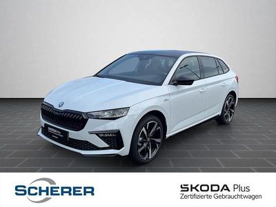 Neu Skoda Scala Monte Carlo 116 PS (85 kW) 2025 Moonweiß perleffekt (metallic) Kleinwagen