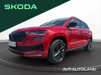 Gebraucht Skoda Karoq SportLine 150 PS (110 kW) 2022 Velvet rot SUV