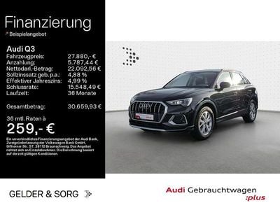Gebraucht Audi Q3 Advanced 150 PS (110 kW) 2022 Mythosschwarz metallic SUV