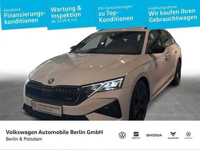 Gebraucht Skoda Octavia RS 265 PS (194 kW) 2025 Moonweiß perleffekt Kombi