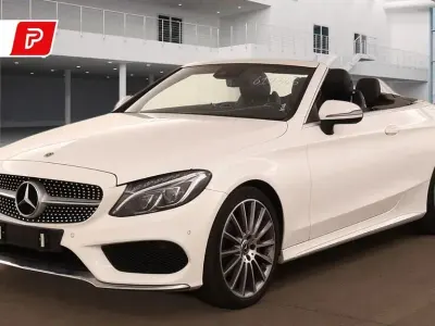Gebraucht Mercedes C200 AMG 184 PS (135 kW) 2017 Weiß Cabrio