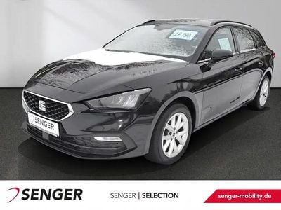 Gebraucht Seat Leon Style 150 PS (110 kW) 2022 Midnight schwarz metallic Kombi