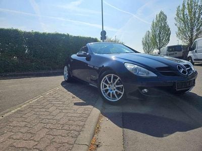 Usata Mercedes SLK200 163 CV (119 kW) 2004 Blu Cabrio
