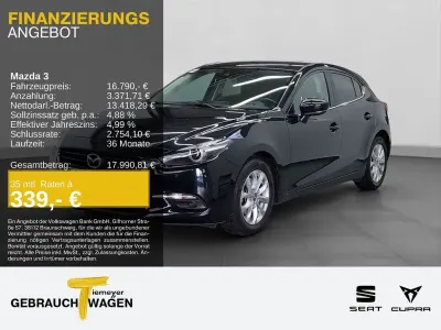Usata Mazda 3 Sports-Line 120 CV (88 kW) 2017 Nero Berlina