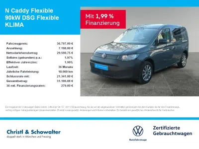 Käytetty VW Caddy 122 HP (89 kW) 2025 Harmaa Tila-auto