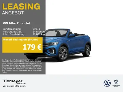 Gebraucht VW T-Roc Cabriolet R-line 150 PS (110 kW) 2025 Blau Cabrio