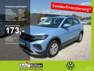 Gebraucht VW T-Cross Life 95 PS (69 kW) 2025 Blau SUV