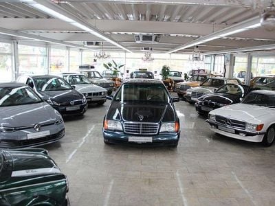 Brugt Mercedes S600L 408 HK (300 kW) 1992 Blå Sedan