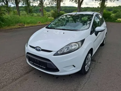 Gebraucht Ford Fiesta Trend 60 PS (44 kW) 2009 Frostweiß Kleinwagen