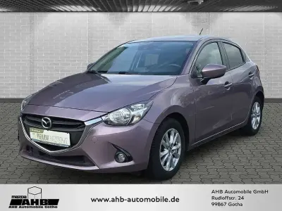 Gebraucht Mazda 2 Exclusive-Line 90 PS (66 kW) 2015 Metisviolett metallic Kleinwagen