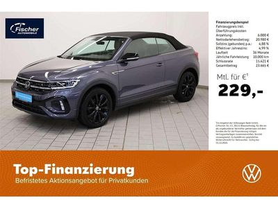 Gebraucht VW T-Roc Cabriolet R-line 150 PS (110 kW) 2022 Grau Cabrio