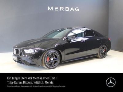 Metalliclack kosmosschwarz Gebraucht 2024 Mercedes CLA35 AMG AMG Coupé | 55.330 € (Teuer)