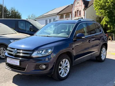 Second-hand VW Tiguan Sportline 177 CP (130 kW) 2015 Albastru SUV