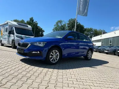 Gebraucht Skoda Scala Ambition 110 PS (80 kW) 2021 Energy blau Kleinwagen